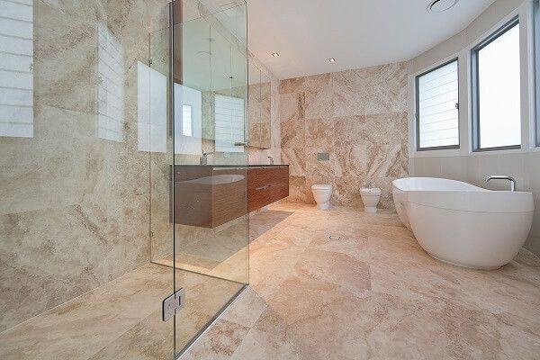 Travertine tile floor and decor | buy at a cheap price
