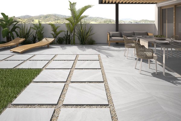 are outdoor porcelain tiles on sand and cement durable