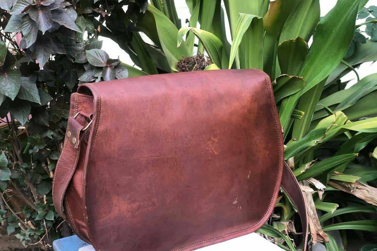 Buy goat leather bag + great price