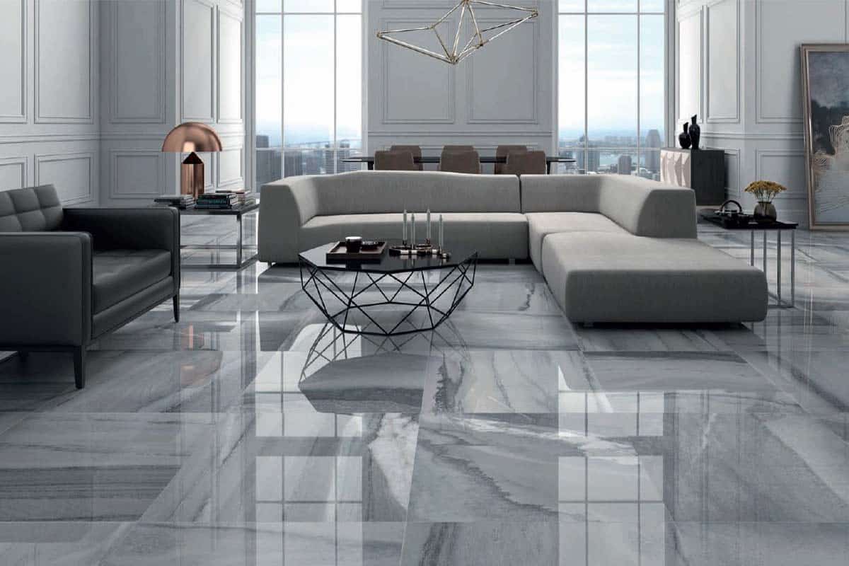 Price and purchase of slippery polished porcelain tile + Cheap sale
