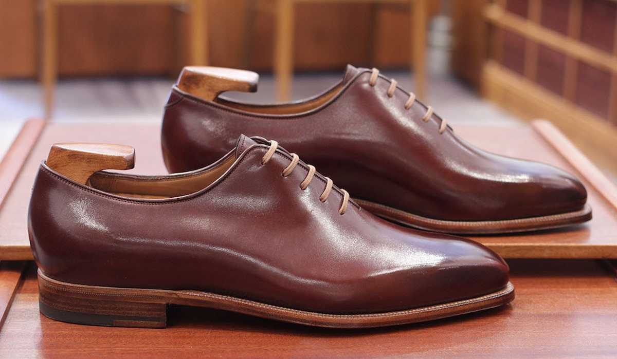 Men's soft leather oxford shoes + The purchase price