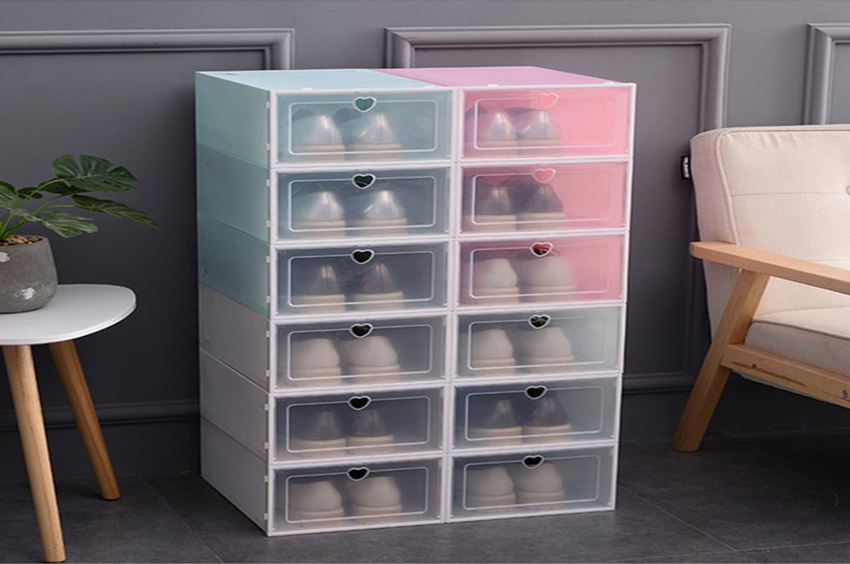 Plastic Transparent Shoe Box| buy at a cheap price