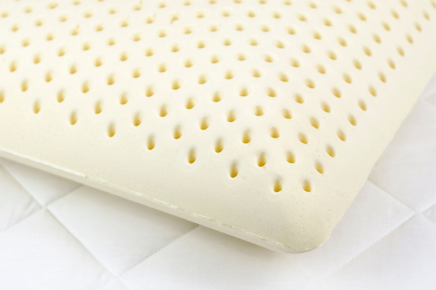 Foam pillow with holes