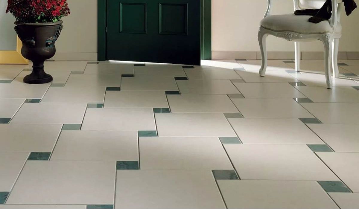 Floor Ceramic Tiles Apply to Concrete Personally