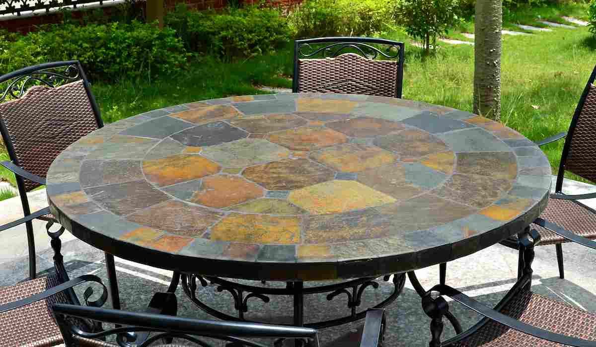 outdoor table tile top