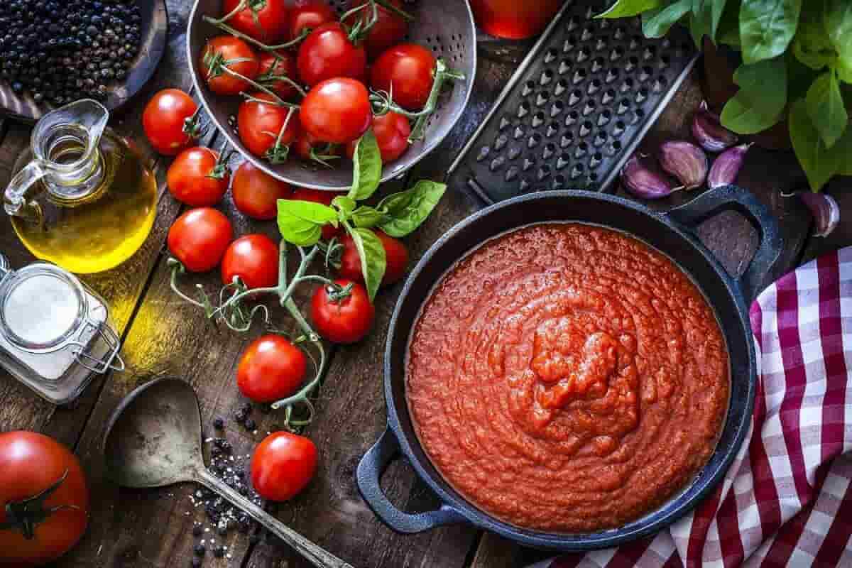 San-Marzano tomato puree with great taste
