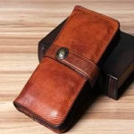 The best Men's natural leather wallet + Great purchase price