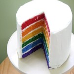 Rainbow Cake (Italian Flag) Vanilla Cream Cheese Taste