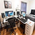 Computer Desk; Wooden Metal Use Home Office Schools Universities