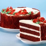 Red Velvet Cake (Scarlet Cake) Typically Chocolate Layer Cake Ermine Icing