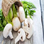 White Mushroom in Karachi; Contains High Fiber Proteins Minerals Low Calorie