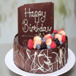 Birthday Cake 1Kg; Hard Crumbly Texture 3 Shapes Circle Square Rectangle