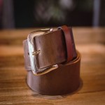 Vishakha Leather Belt; Made Solid Thick Cow Hide Advantages More Stable