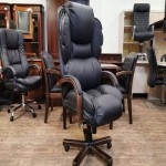 Boss Chair in Lahore; Silk Leather fabric Large Handles Anti Sweating Back