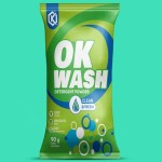 Ok Wash Detergent Powder; Deep Stain Grease Remover Fabric Damage Preventer