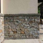 Mosaic Veneer Stone (Architectural) Durable Mortar Scratch Coating Facade Walls
