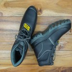 Karam Safety Shoes in Chennai; Leather Upper Polyurethane Soles Water Impervious