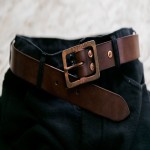 Real Leather Belt (Accessory) Black Brown 3 Texture Suede Nubuck Flutter