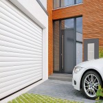 Garage Security Door; Rust Erosion Resistance 3 Materials Aluminum Wood Steel