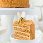 Honey Cake Half Kg (Sweet Treat) Weeding Birthday Dessert Golden Brown Color