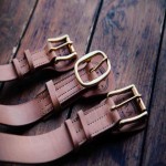 Mexican Leather Belt; Top Full Split Grain Genuine 2 Style Chunky Slender