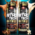 Nitrotech Gold Whey; Low Carbs Fats Easily Fuel Muscles 24G Ultra Protein