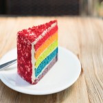 Rainbow Cake Half kg; Sponge Texture Contain Dried Fruits Cream Icing