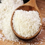 White Rice in India; Easy Digest Grain Carbohydrate Source Energy Provider