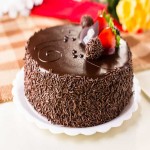 Chocolate Cake Half Kg; Dry Wet Types 2 Design Black Forest Chocolate Souffle