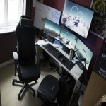 Gaming Desk in Pakistan; Durable Adjustable Height Snacks Hider