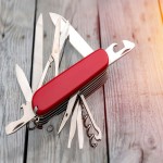 Swiss Army Knife in Kuwait (Switch Blade) Steel Material Contain Saw Scissors