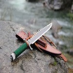 Rambo Knife in Sri Lanka; Stainless Surgical Steel13 Saw Teeth Blade