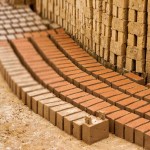 Mud Bricks; Red Brown Color Sound Water Fire Resistance Wall Floor Roof