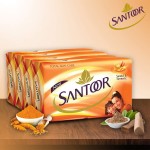 Santoor Soap 75 gm; Antibacterial Sodium Oil Potassium Hydroxide Compound
