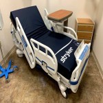 Stryker Hospital Bed; Manual Electric Type Adjustable Height 3 Section Seat