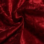 Crushed Velvet Fabric; Soft Smooth Surface Autumn Winter Usage
