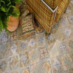 4X4 Decorative Ceramic Tiles; Flowers Wicks Carpet Models 2 Designs Matte Glossy