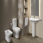 Small Cloakroom Sanitary Ware; Stoneware Silica Steel Glass Water Efficient Technology