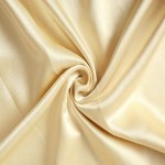 Polyester Satin Fabric; Smooth Shiny Surfaces 3 Colors Blue Pink Red