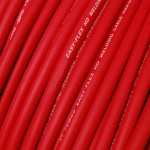 Welding Copper Cable; Red Black Colors 3 Covers Rubber Silicone PVC