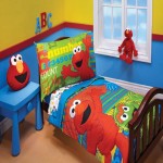 Elmo Bedding Set; Machine Washable 2 Sizes Single Double Comforter Fitted Sheet