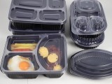 Purchase of simple black disposable containers and microwave-safe containers