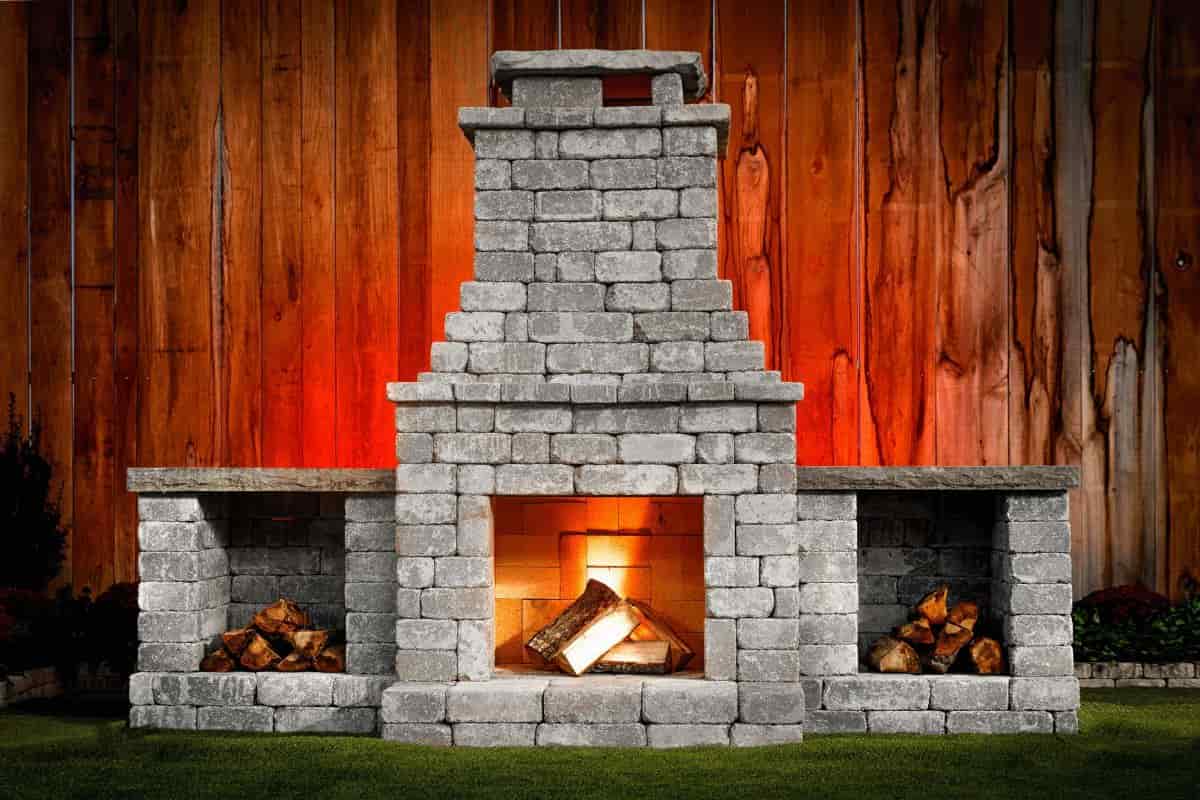 Outdoor Stone Fireplace Kits Price