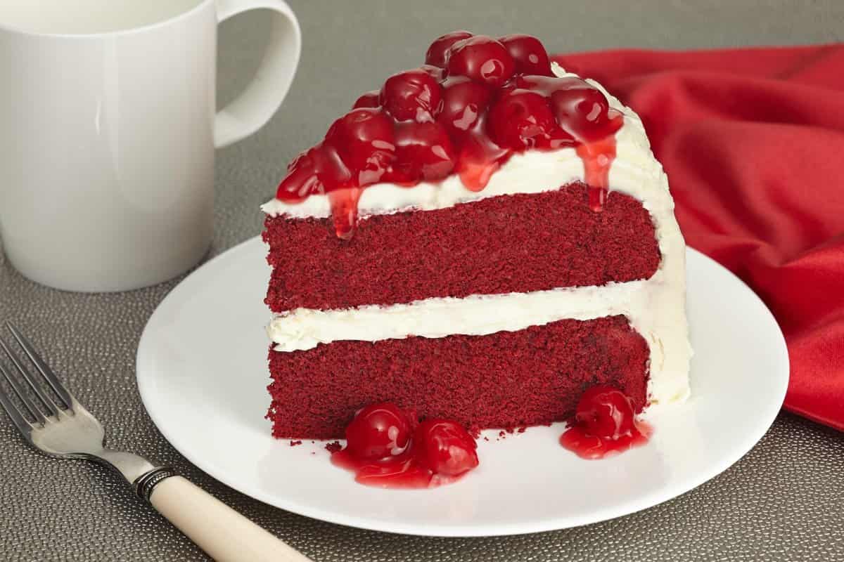 Red Velvet Cake 1 Pound; Soft Moist Texture White Cheese Cream Covered