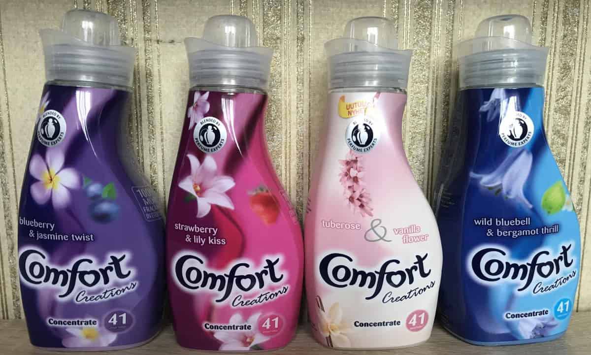 Comfort Liquid Detergent (Laundry Detergent) Protects Softens Clothes  Different Fragrances - Arad Branding