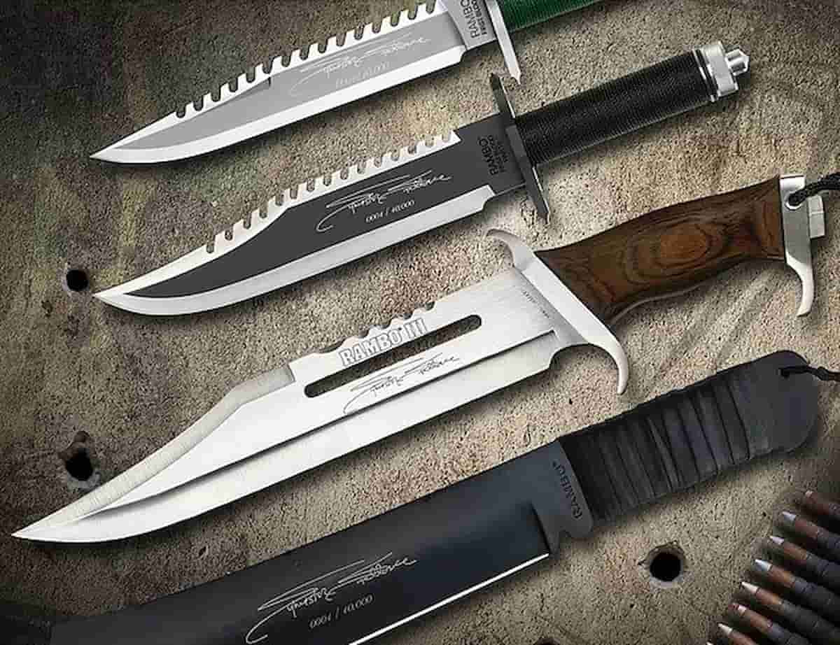 Rambo Knife in Nepal; High Maneuverability Functionality Steel Two Holes Blade