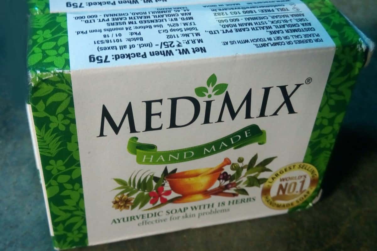 Medimix Soap in Indian Rupees; Reduce Skin Conditions Contains Natural Oil