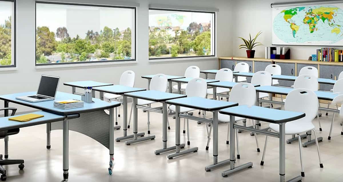 School Desk in Kenya; Standard Size Different Age Material Design