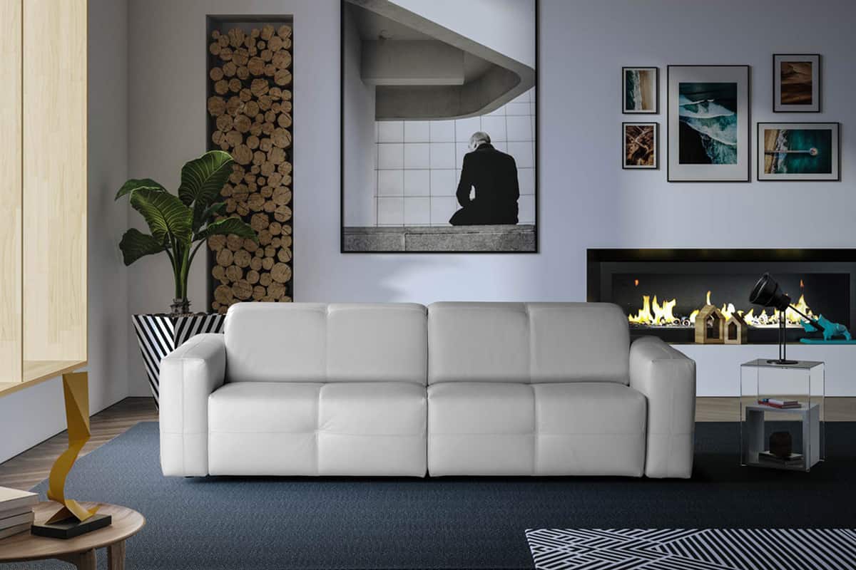 Edra Pack Sofa; High Density Polyurethane Foam Polyester Fiber Goose Down Material
