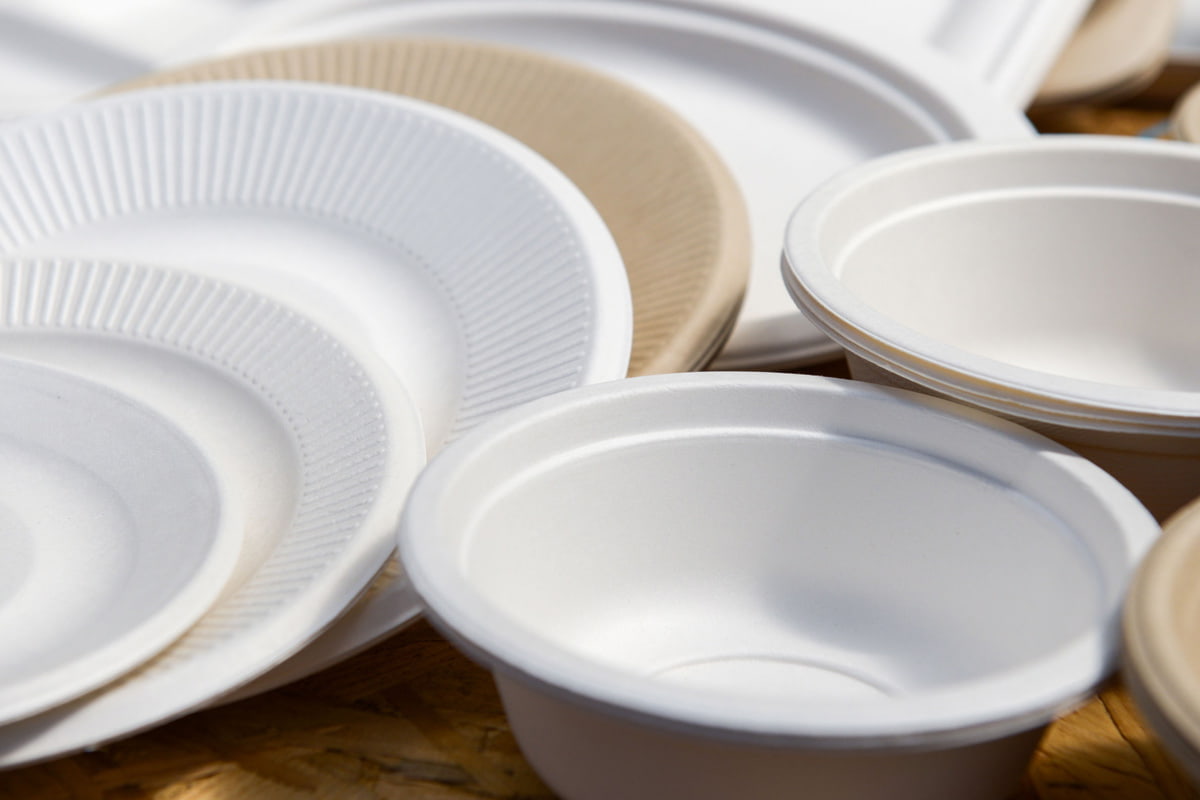 Disposable Plates in Pakistan; Chemical Free Long Lasting Biodegradable (Plant Based Foam)